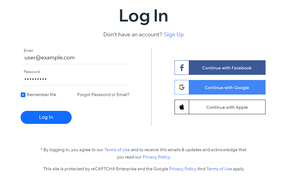 login